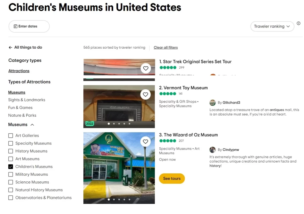 Top Children's Museum in the United States