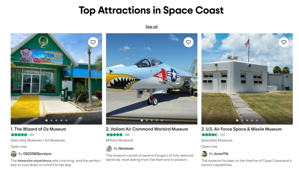 Top attraction on the Space Coast
