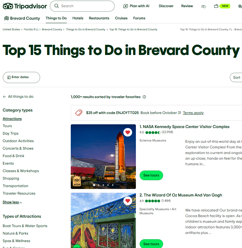 Wizard of Oz Museum ranked #2 in Brevard County on Tripadvisor